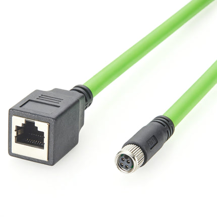 M8 Female to RJ45 Female Profinet Cable