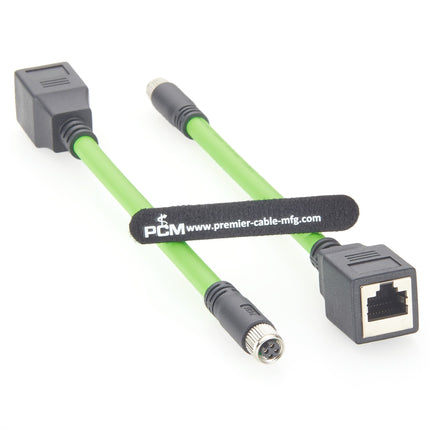 M8 Female to RJ45 Female Profinet Cable