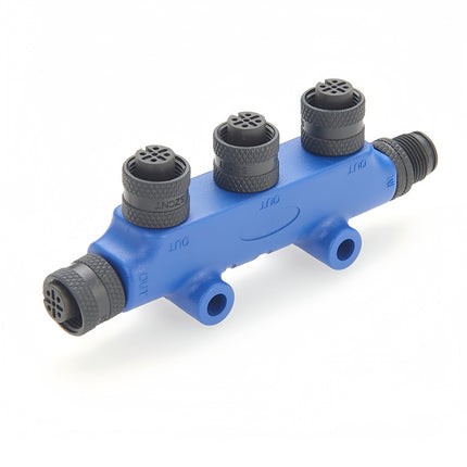 CAN Bus M12 T-Splitter 3 Port