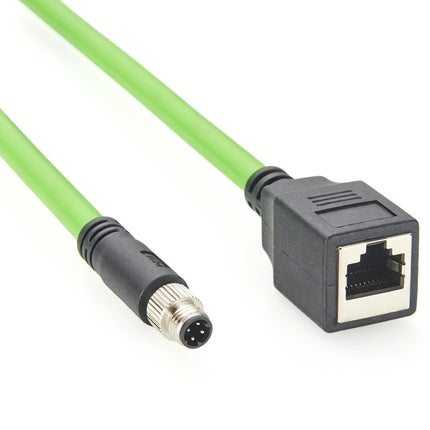 M8 Male to RJ45 Female Profinet Cable