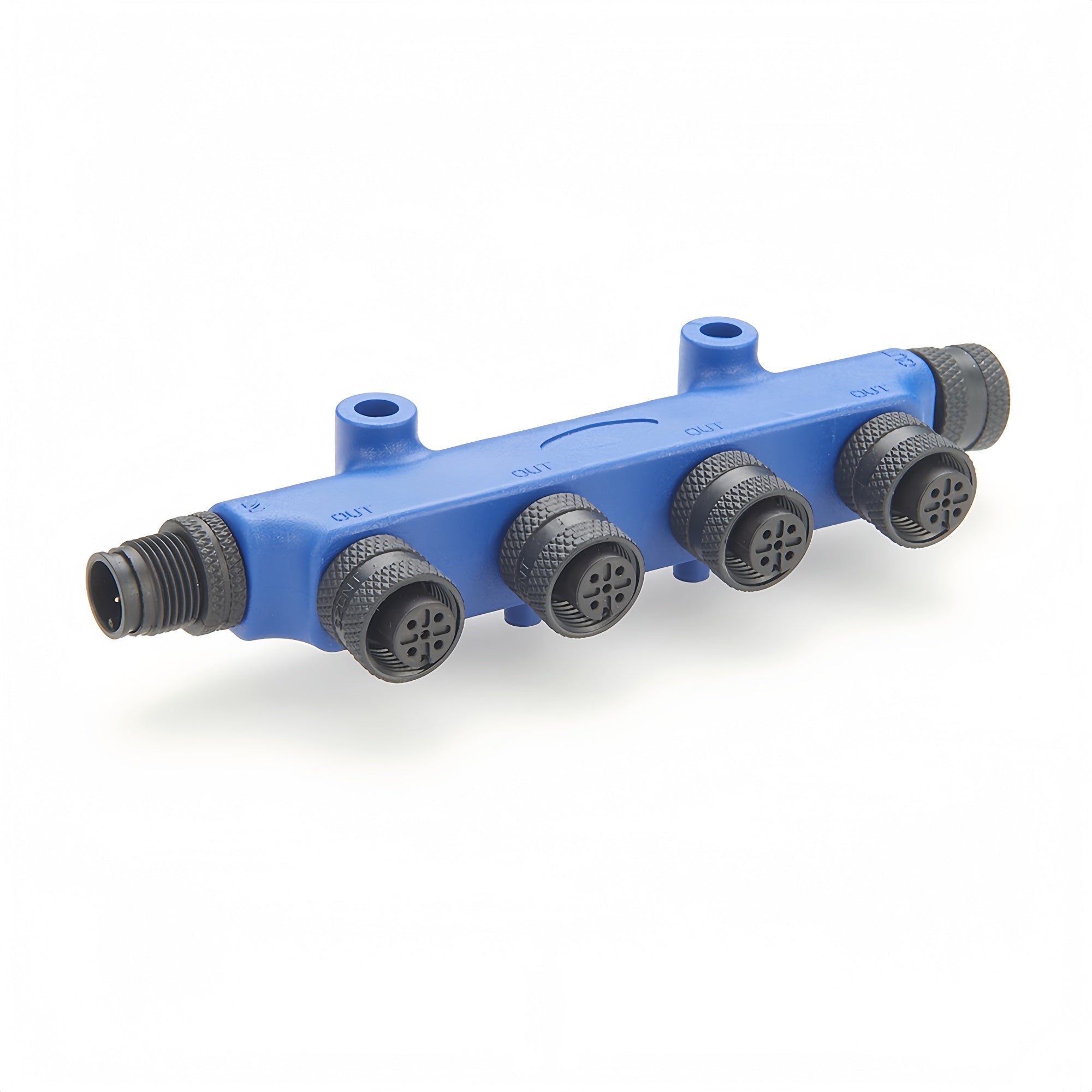 Devicenet Splitters DeviceNet M12 T Splitter Connector 4-Way – Premier Cable