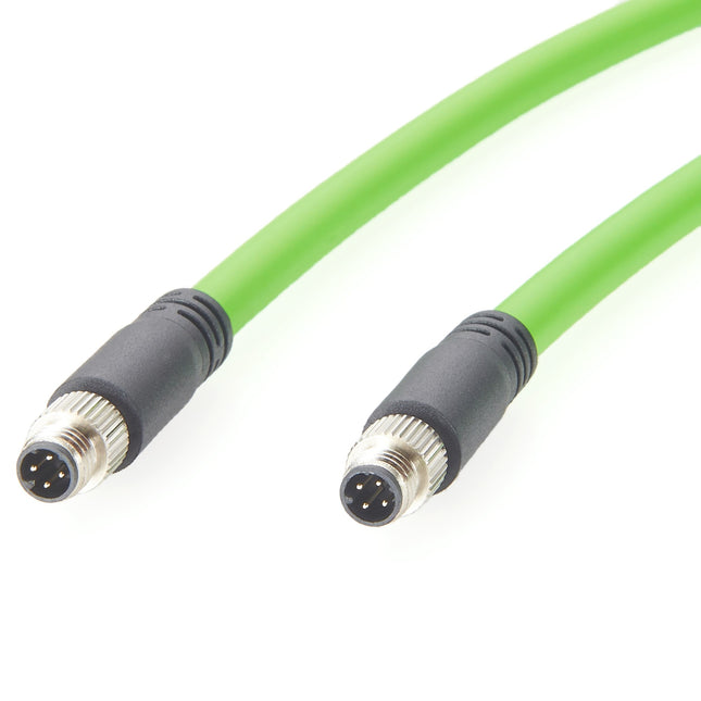 Profinet Cable M8 4 Pin Male to Male