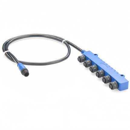 DeviceNet M12 6-Way Distribution Box with Cable