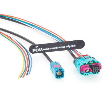 Waterproof H-MTD+6 10 Gigabit Automotive Ethernet Cable for LiDAR