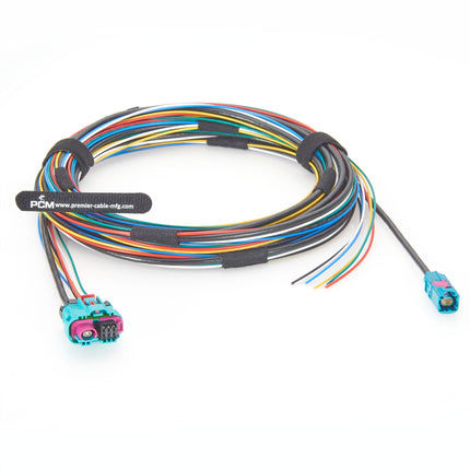 Waterproof H-MTD+6 10 Gigabit Automotive Ethernet Cable for LiDAR