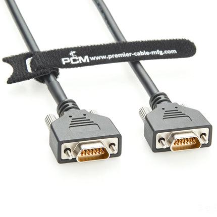 Micro DB15 Cable Assembly Compatible Molex 834229053 834229054 834229055