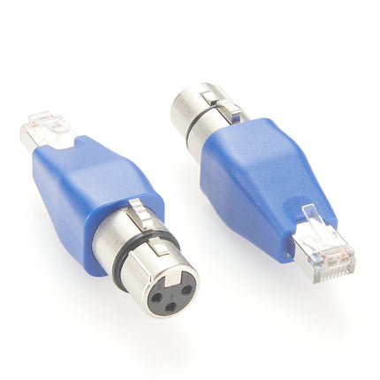 DMX XLR 3 Pin Female to RJ45 Male Adapter