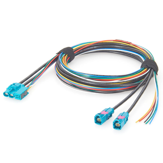Dual Port H-MTD+6 Power Pin Cable for Automotive Ethernet 99K1HG-1CAZ5-Z