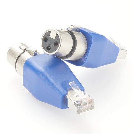 DMX XLR 3 Pin Female to RJ45 Male Adapter