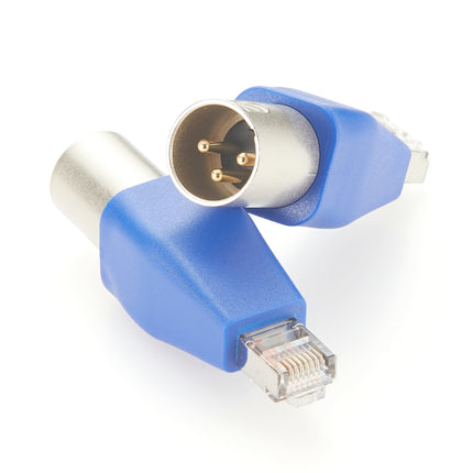 XLR 3 Pin Male to RJ45 Male DMX512 Adapter