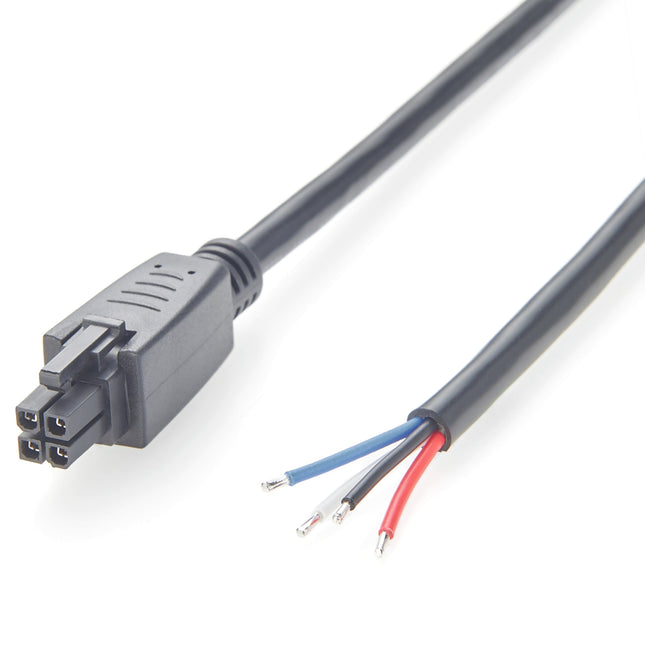 Mini-Fit Jr. Female-to-Pigtail OTS Cable Assembly 4 Pin