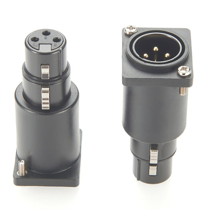 3-Pin XLR D-Series Panel Mount Connector