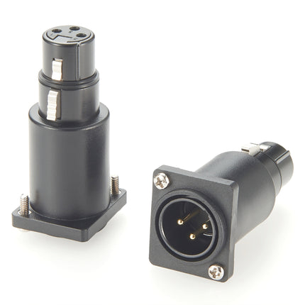 3-Pin XLR D-Series Panel Mount Connector