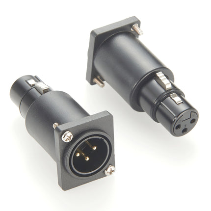 XLR 3 Pin Panel Mount Microphone Connector