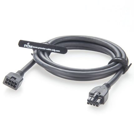Molex Mini Fit Jr. 8 Pin Cable Assembly Male to Female