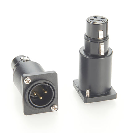 XLR 3 Pin Panel Mount Microphone Connector
