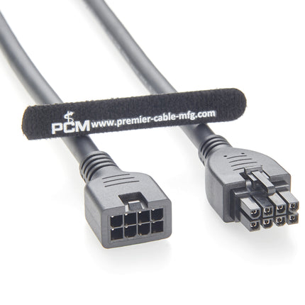 Molex Mini Fit Jr. 8 Pin Cable Assembly Male to Female