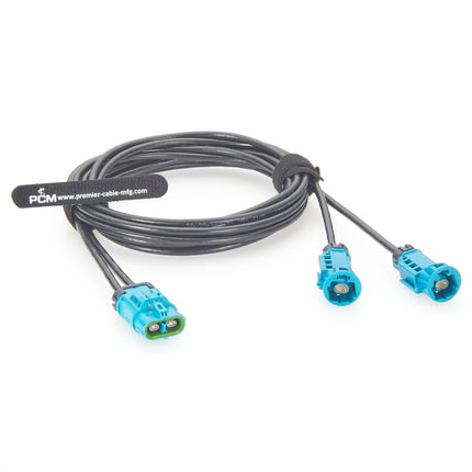 IP67 Waterproof 2 In 1 H-MTD Automotive Ethernet Extension Cable