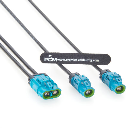 Waterproof Dual H-MTD Splitter Cable for Automotive Ethernet