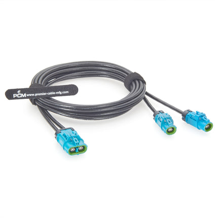 Waterproof Dual H-MTD Splitter Cable for Automotive Ethernet