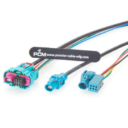 IP67 Waterproof H-MTD+6P Automotive Ethernet Cable Assembly