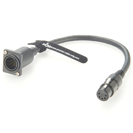 DMX512 XLR 5-pin Panel Mount Extension Cable