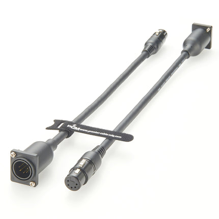 5-Pin XLR Panel Mount Microphone Cable