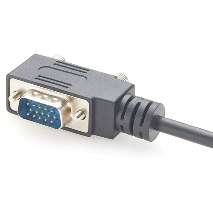 Left Angled Ultra Thin HD15 VGA Cable