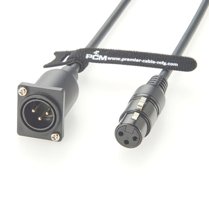 3-Pin Panel Mount XLR Audio Cable
