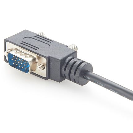 Low Profile Right Angled HD15 VGA Cable