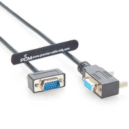 90 Degree Left Angle VGA Extension Cable