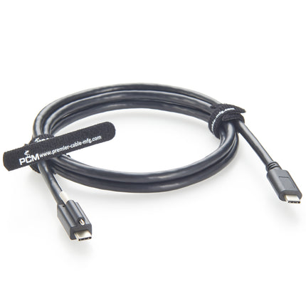 USB 3.1 Type-C Single Screw Lock Cable