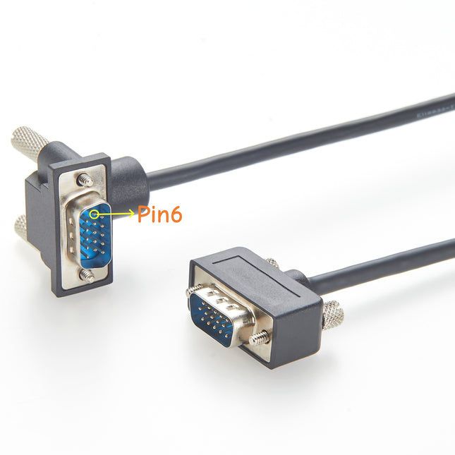 90 Degree Up Angled VGA SVGA Cable