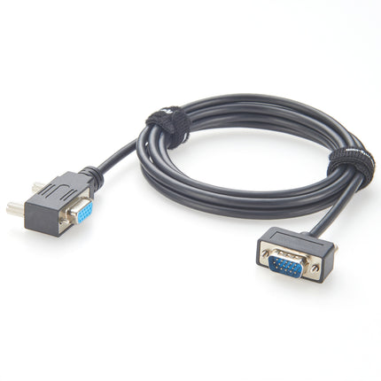 VGA Coax Monitor Cable Right Angled