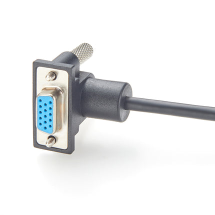 Down Angled VGA SVGA Male to Female Extension Cable
