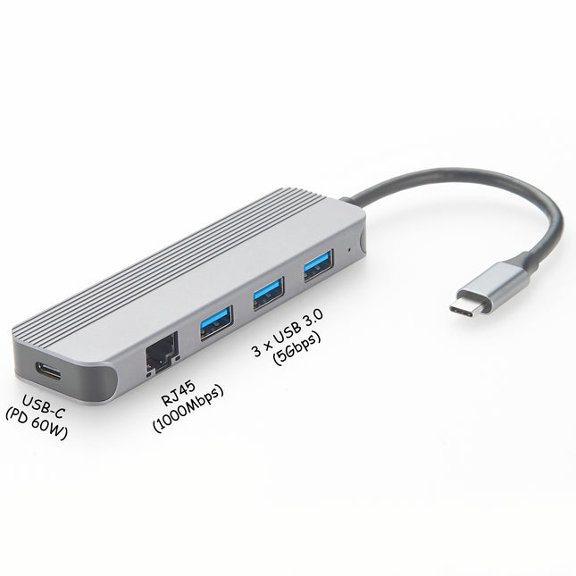 5 In 1 USB Type-C Docking Station Hub