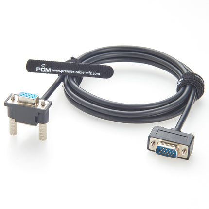 Down Angled VGA SVGA Male to Female Extension Cable