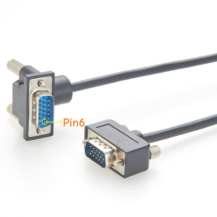 90 Degree Down Angled VGA Monitor Cable