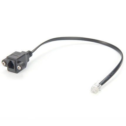 RJ9 RJ11 4P4C Panel Mount Cable