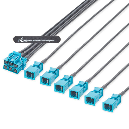 2333538-9 TE MATEnet Automotive Ethernet Cable 6 Port