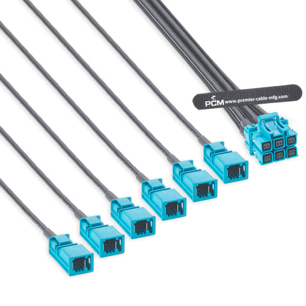 2333538-9 TE MATEnet Automotive Ethernet Cable 6 Port