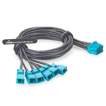 2333538-9 TE MATEnet Automotive Ethernet Cable 6 Port