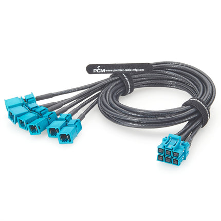 6 In 1 TE MATEnet Splitter Cable for NVIDIA DRIVE AGX Orin Platform
