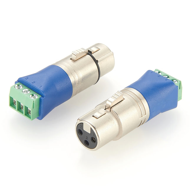 XLR Audio Adapter XLR 3 Pin Terminal Block