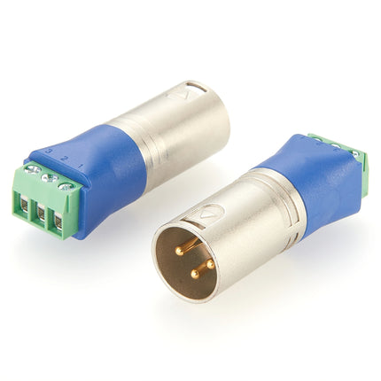 3 Pin XLR Screw Terminal Audio Adapter