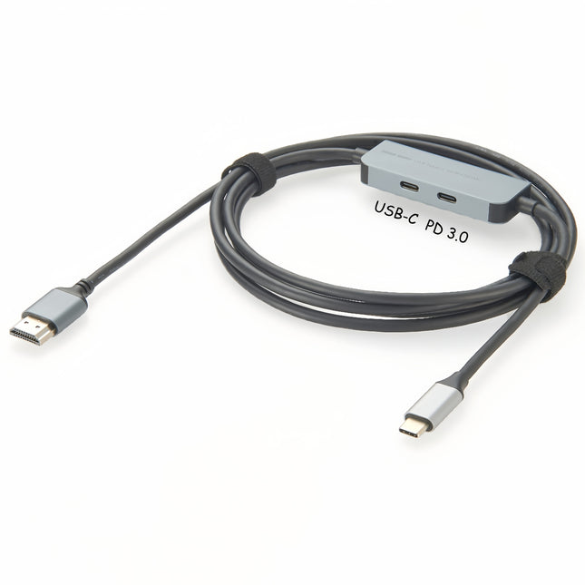 USB C to HDMI Multiport Adapter Cable with Charging
