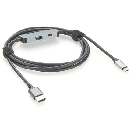 USB C to 4K HDMI Cable with 100W PD & USB 3.0