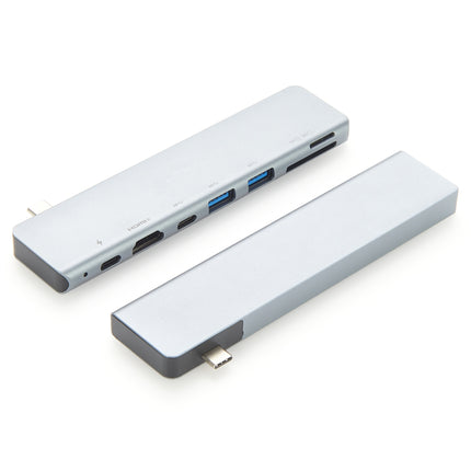 Plugable 7-in-1 USB C Hub Multiport Adapter