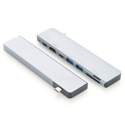 Plugable 7-in-1 USB C Hub Multiport Adapter