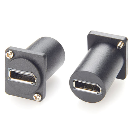 D-Type Displayport Panel Mount Adapter